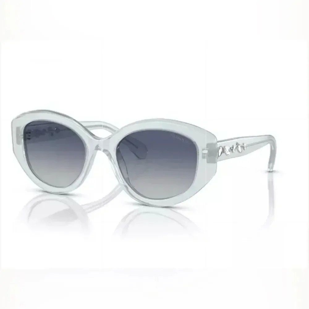 NWT Swarovski *Lt Blue Opal* Sunglasses, Gradient SK6005 W/Case